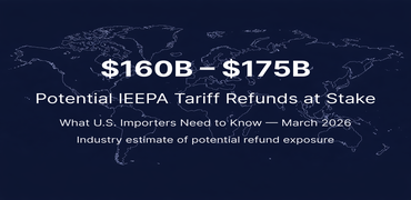 IEEPA Tariff Refunds: What U.S. Importers Need to Know in 2026